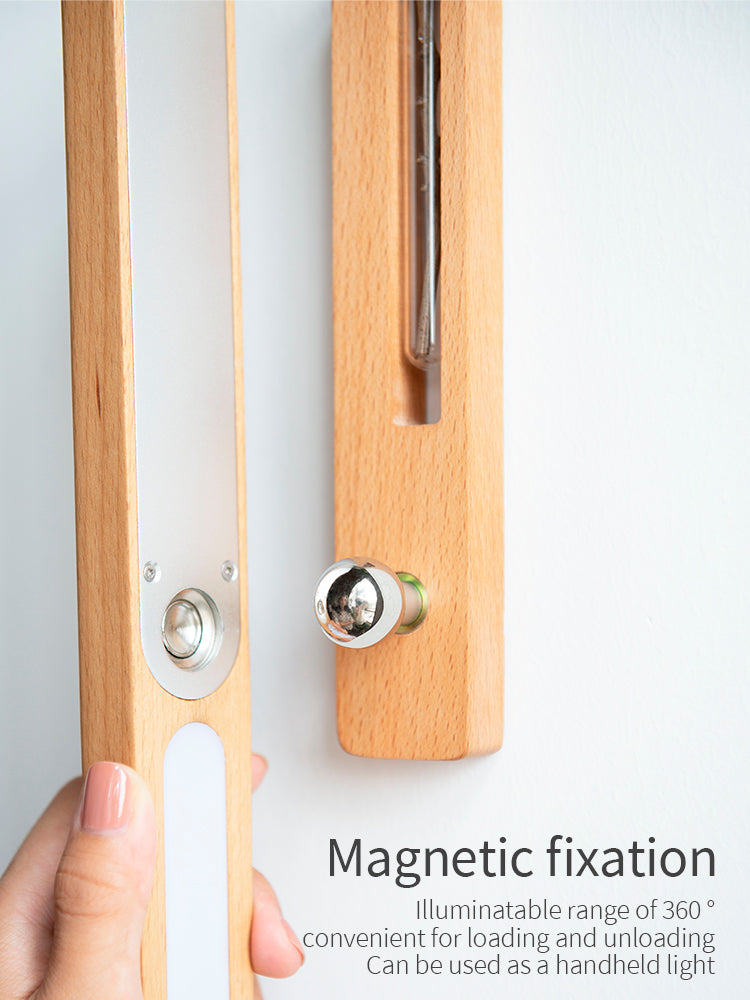 solid wood wall mount sconce vase touch switch light all natural 1