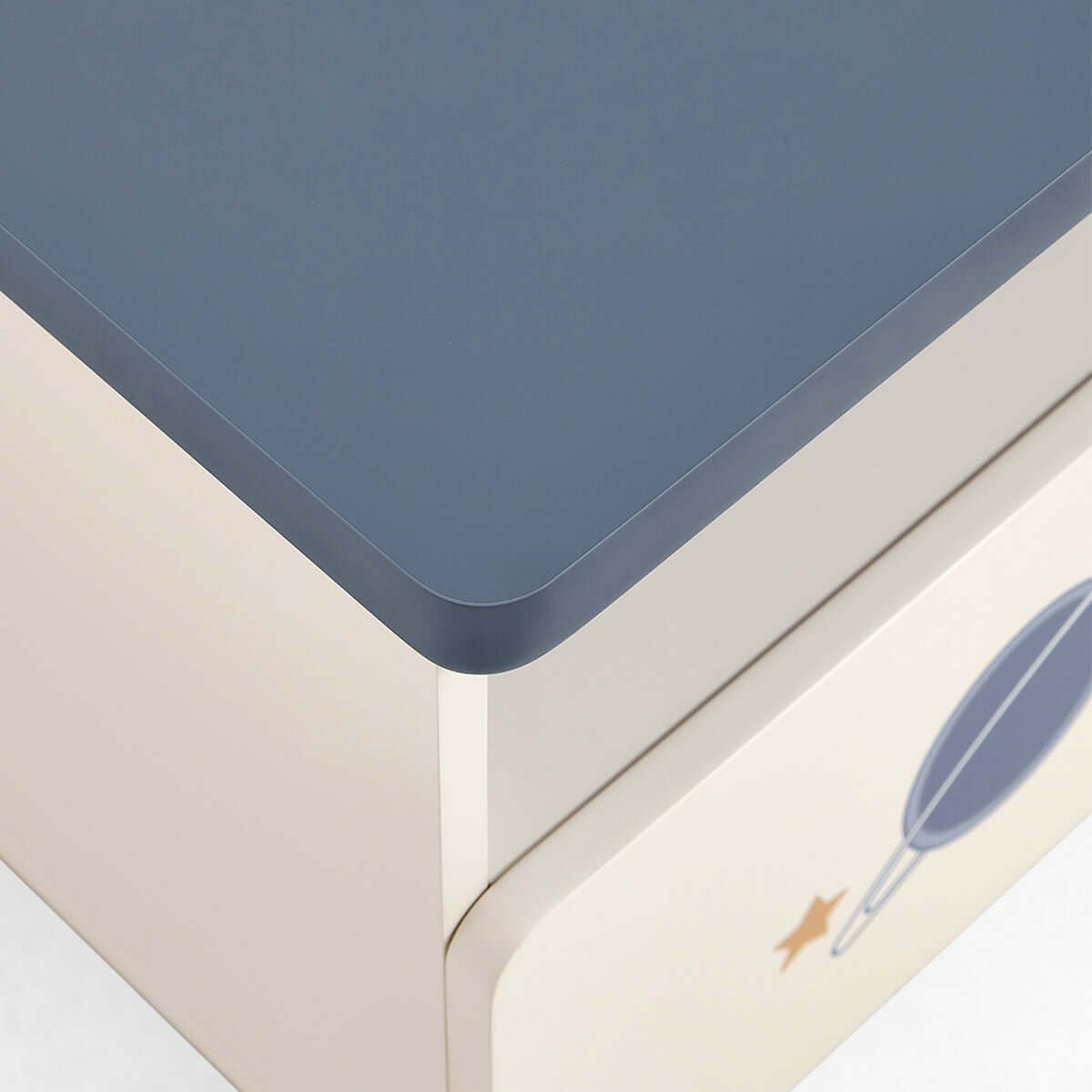 space boy navy and white bedside table all 8