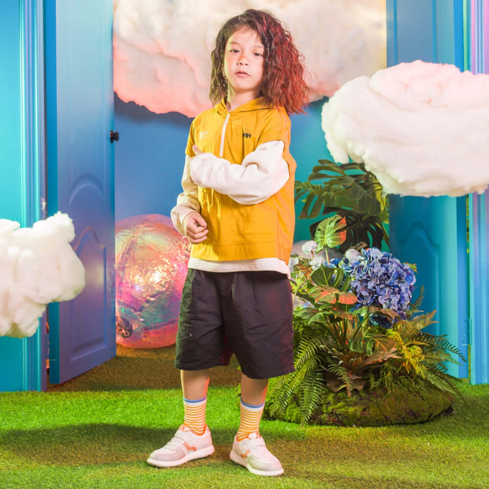 spencer non slip kids sneakers all grey 7