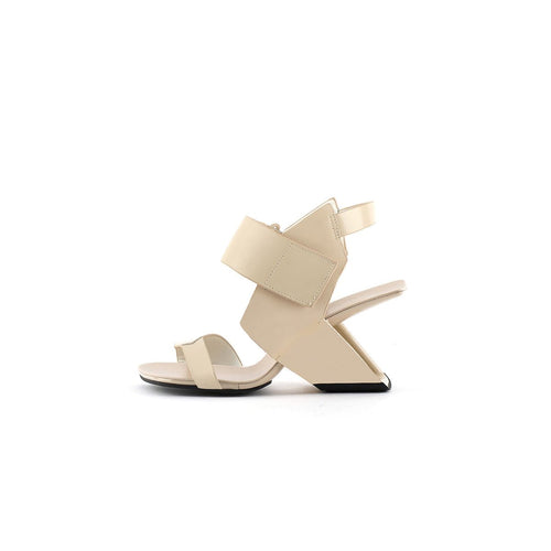 splice structural ankle strap mules all apricot 1