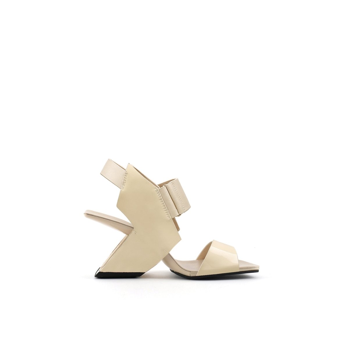 splice structural ankle strap mules all apricot 3