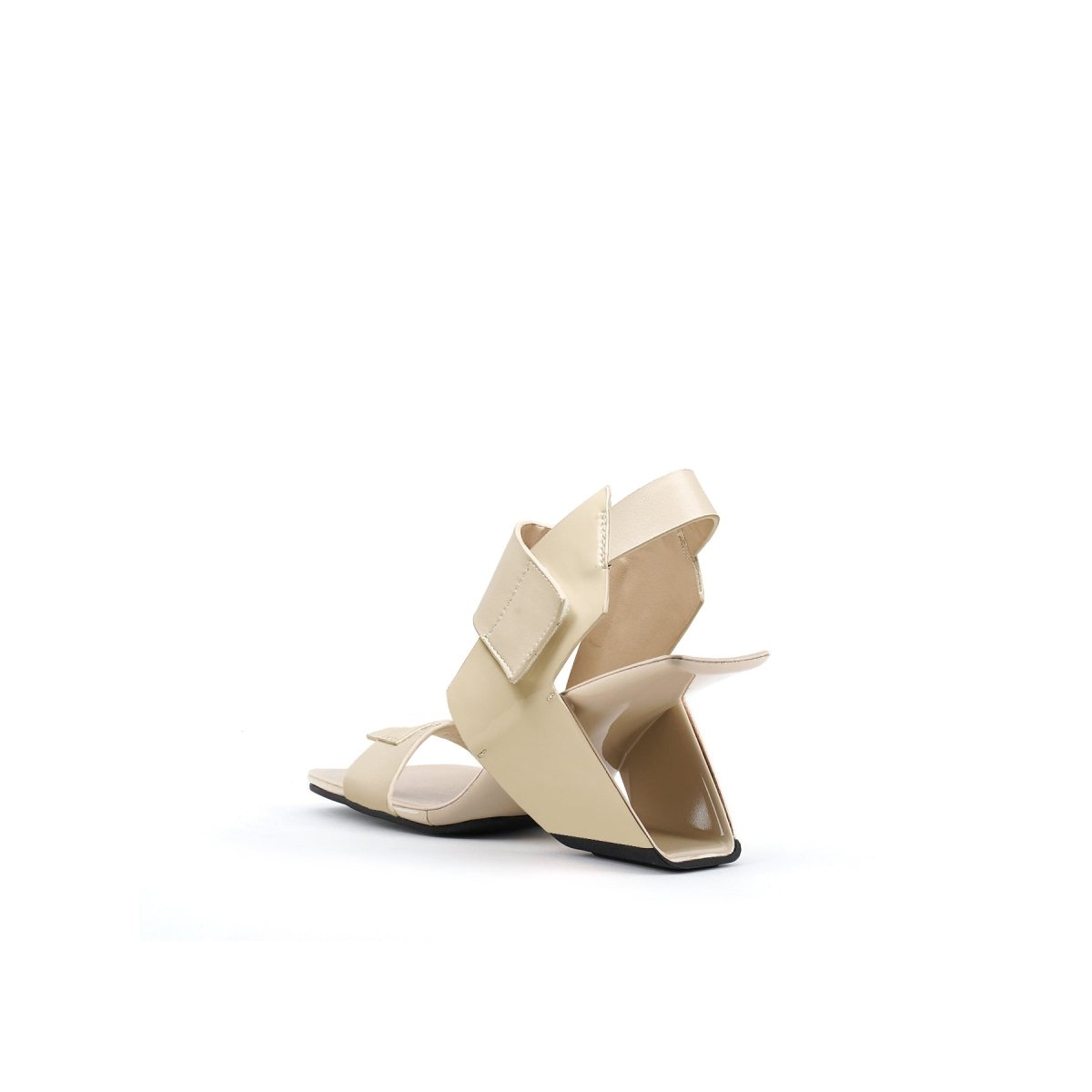 splice structural ankle strap mules all apricot 4