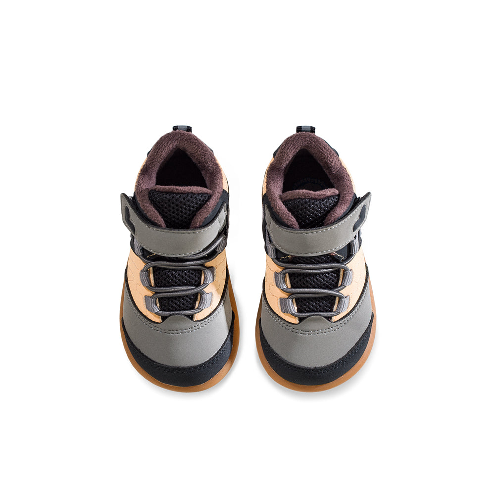 sporty shoelace velcro strap baby walking shoes all apricot 4