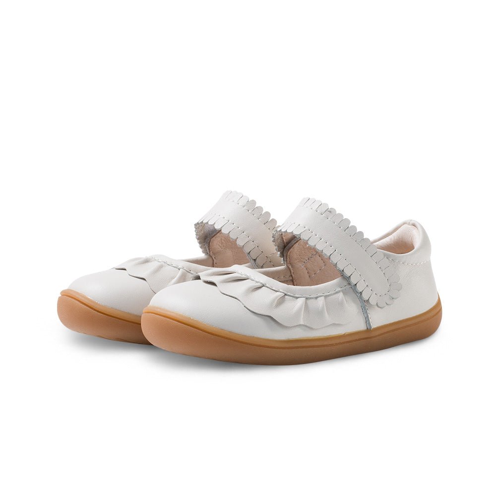spring floral comfortable pre walker mary jane shoes all white 3