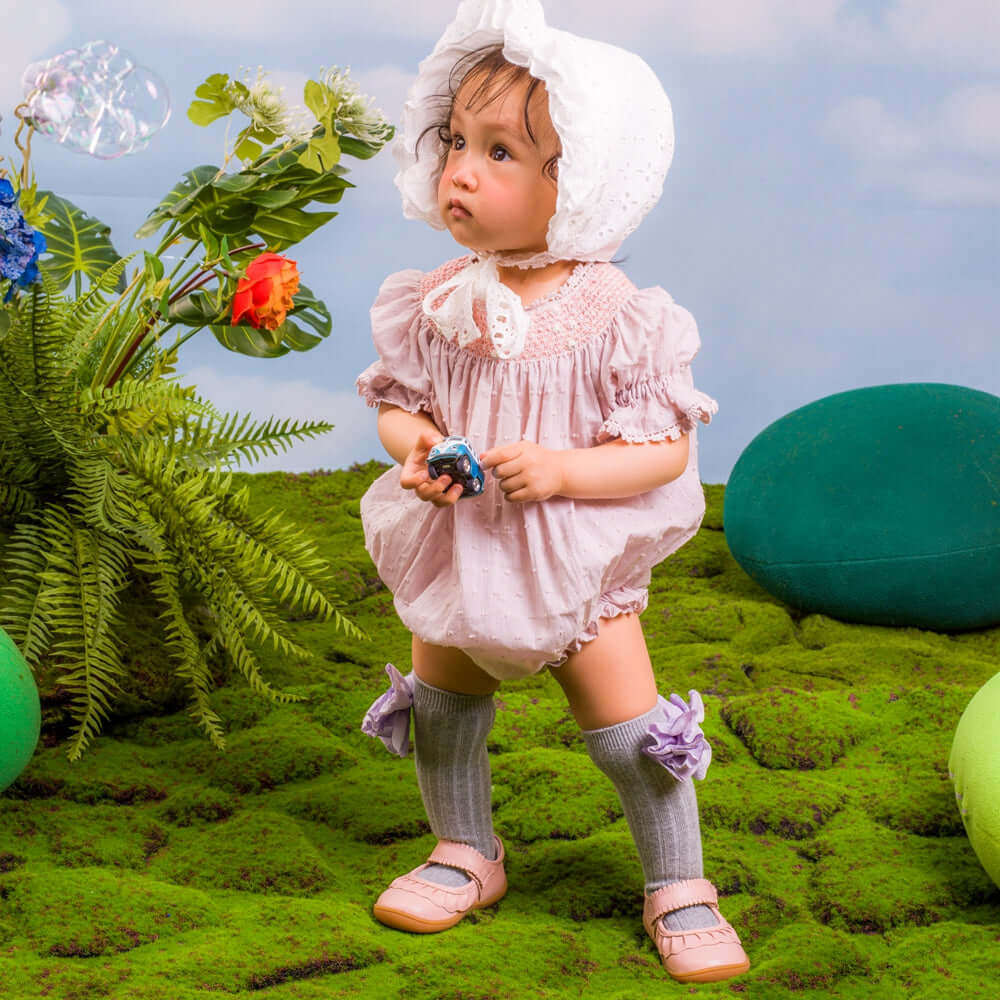 spring floral comfortable pre walker mary jane shoes all pink 7