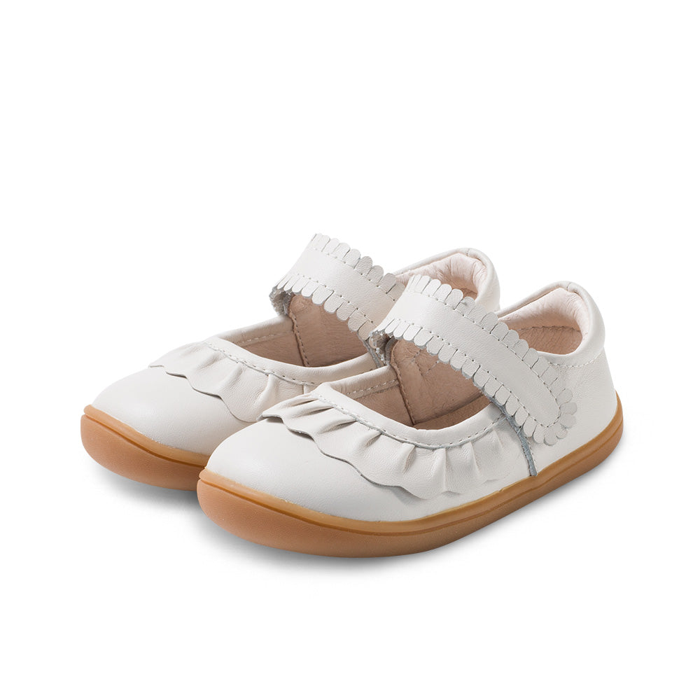 spring floral comfortable pre walker mary jane shoes all white 2