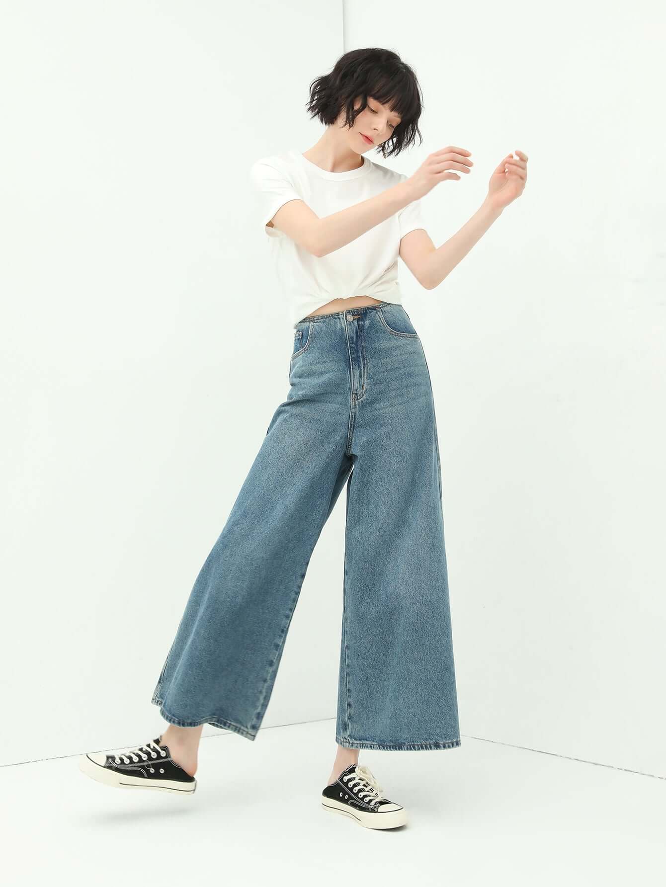 stain resistant white cotton u neck short sleeve tee all white 3