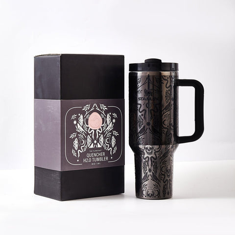 Stanley Halloween Quencher H2.0 FlowState 40oz Tumbler – Deadly Damask