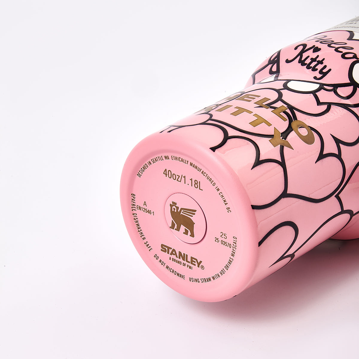 Stanley x Hello Kitty Sweet Hearts Glitter Quencher H2.0 FlowState Tumbler 40oz – Limited Edition