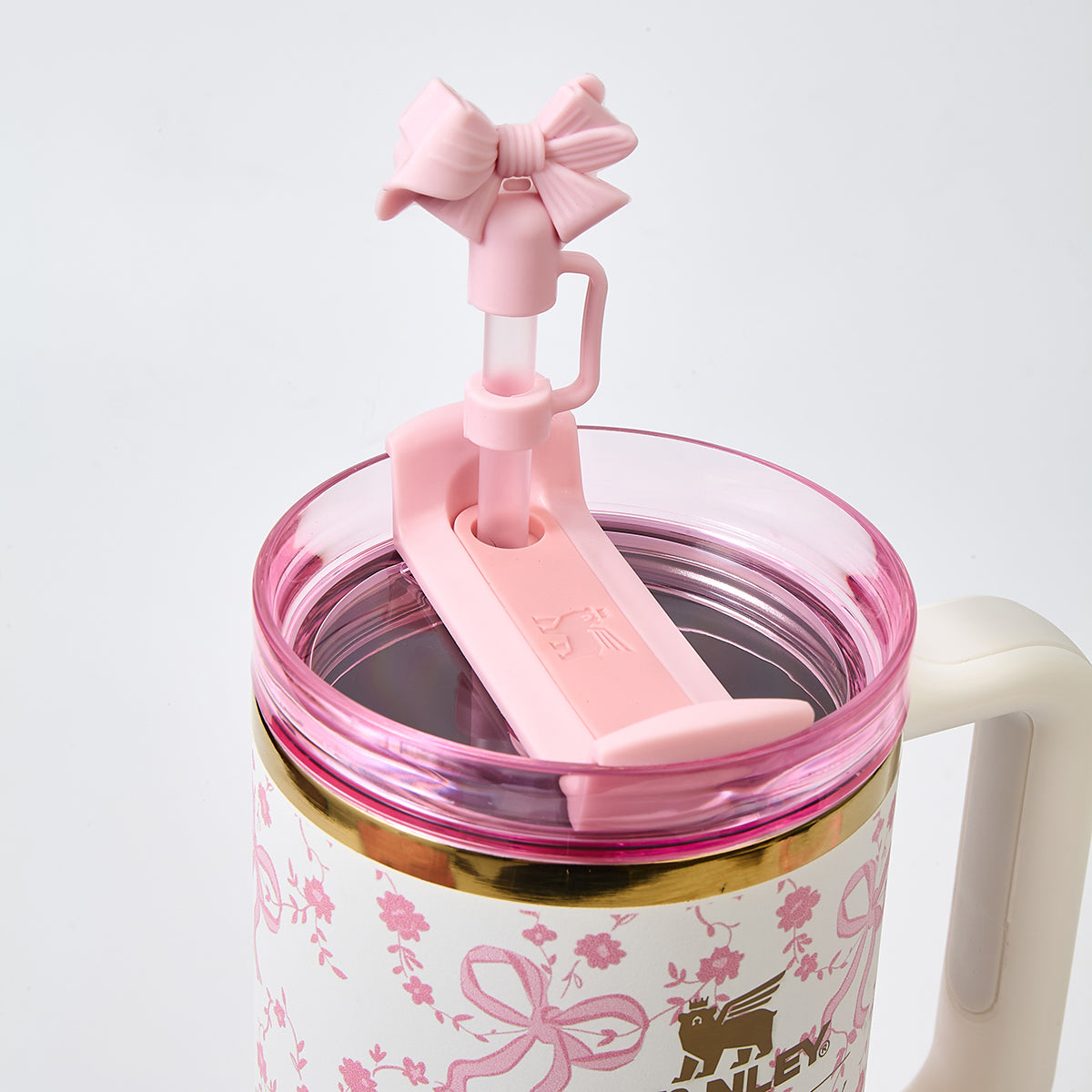 Stanley x LoveShackFancy Bow Blossom Quencher H2.0 FlowState Tumbler 40oz – Limited Edition