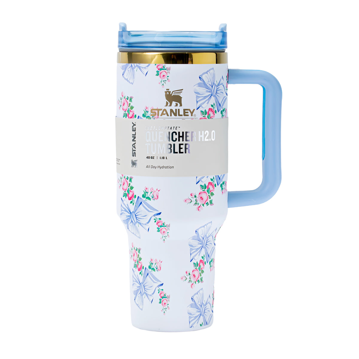 Stanley x LoveShackFancy Rosa Beaux Quencher H2.0 FlowState Tumbler 40oz – Limited Edition