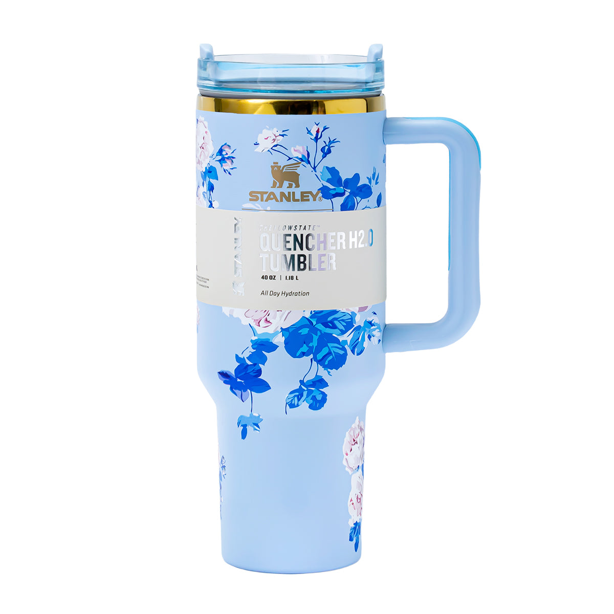 Stanley x LoveShackFancy Sky Bloom Quencher H2.0 FlowState Tumbler 40oz – Limited Edition