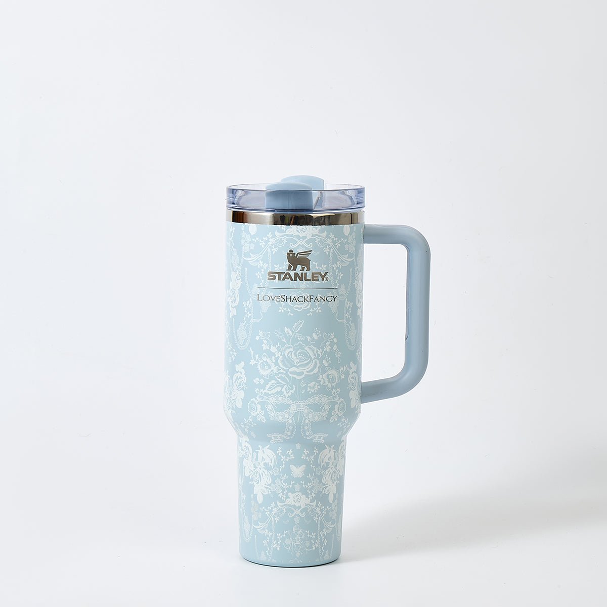Stanley x LoveShackFancy Toscana Toile Alpine Quencher H2.0 FlowState Tumbler 40oz – Limited Edition Blue Toile Collection