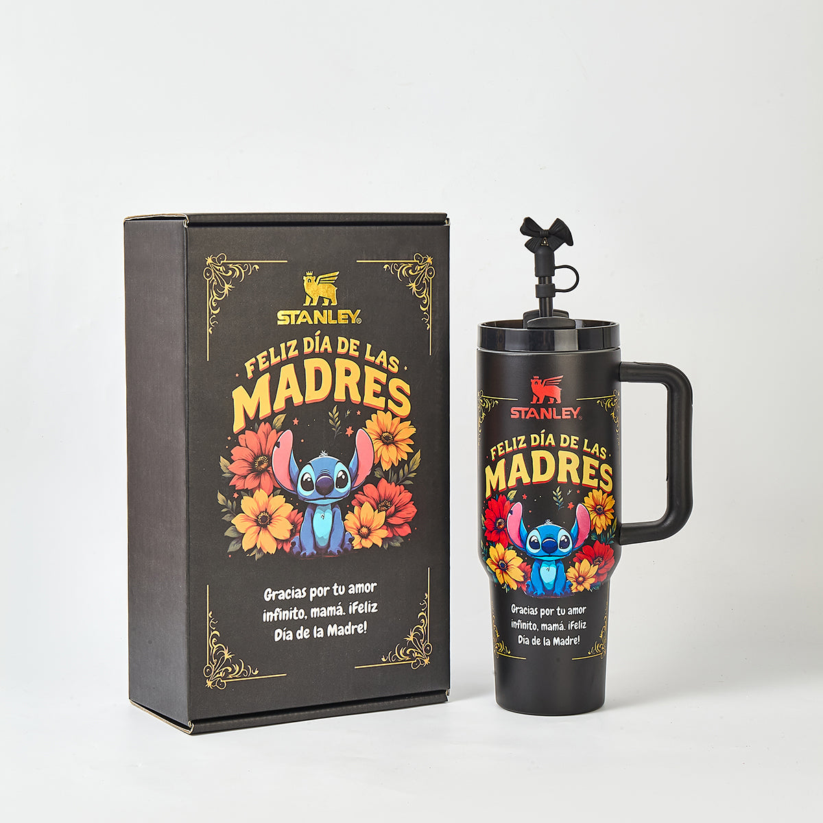 Stanley x Stitch Feliz Día de las Madres 40oz Quencher H2.0 Tumbler – Mother’s Day Limited Edition