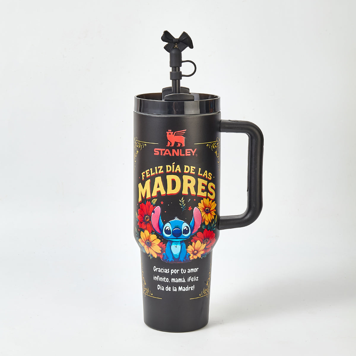 Stanley x Stitch Feliz Día de las Madres 40oz Quencher H2.0 Tumbler – Mother’s Day Limited Edition
