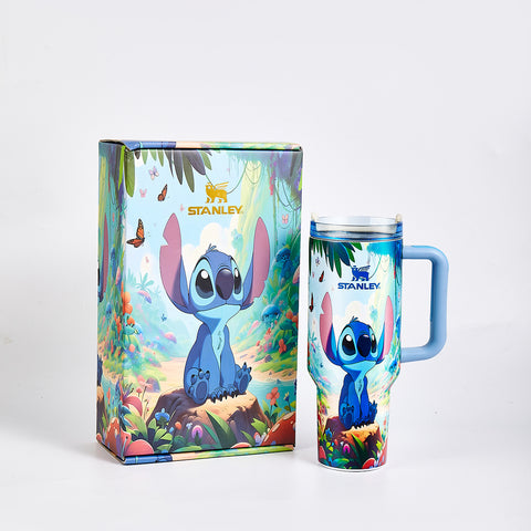 Limited Edition Stanley x Stitch Luminous Quencher H2.0 Tumbler 40oz – Glow-in-the-Dark
