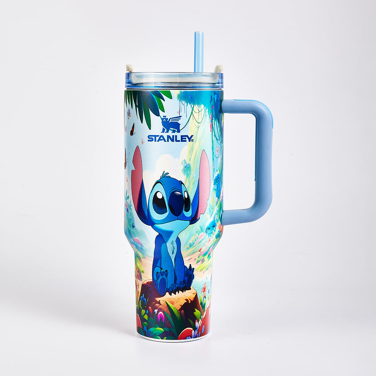 Limited Edition Stanley x Stitch Luminous Quencher H2.0 Tumbler 40oz – Glow-in-the-Dark