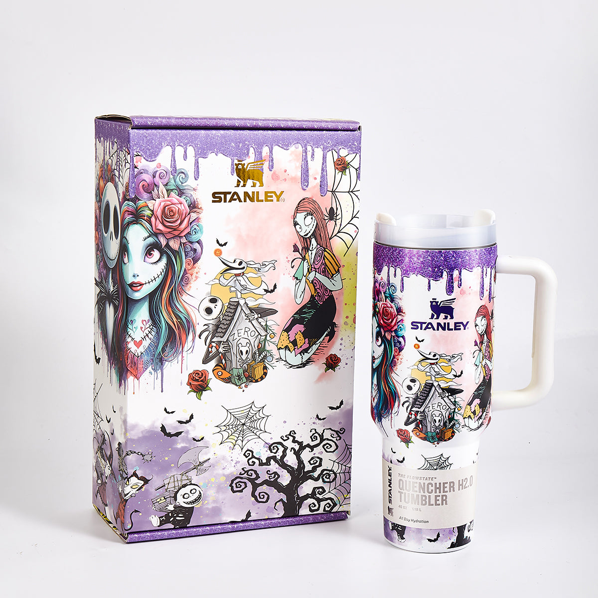 Limited Edition Stanley x Stitch Luminous Quencher H2.0 Tumbler 40oz – Glow-in-the-Dark