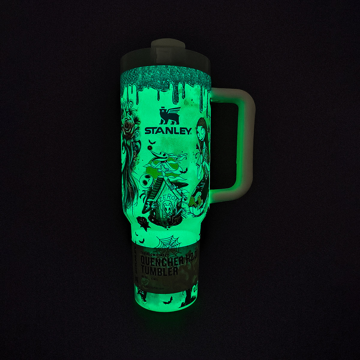 Limited Edition Stanley x Stitch Luminous Quencher H2.0 Tumbler 40oz – Glow-in-the-Dark