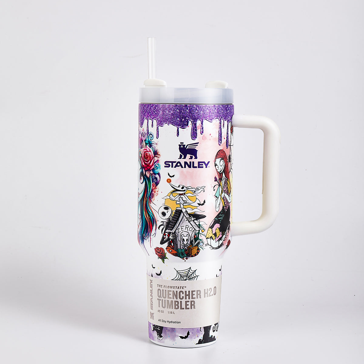 Limited Edition Stanley x Stitch Luminous Quencher H2.0 Tumbler 40oz – Glow-in-the-Dark