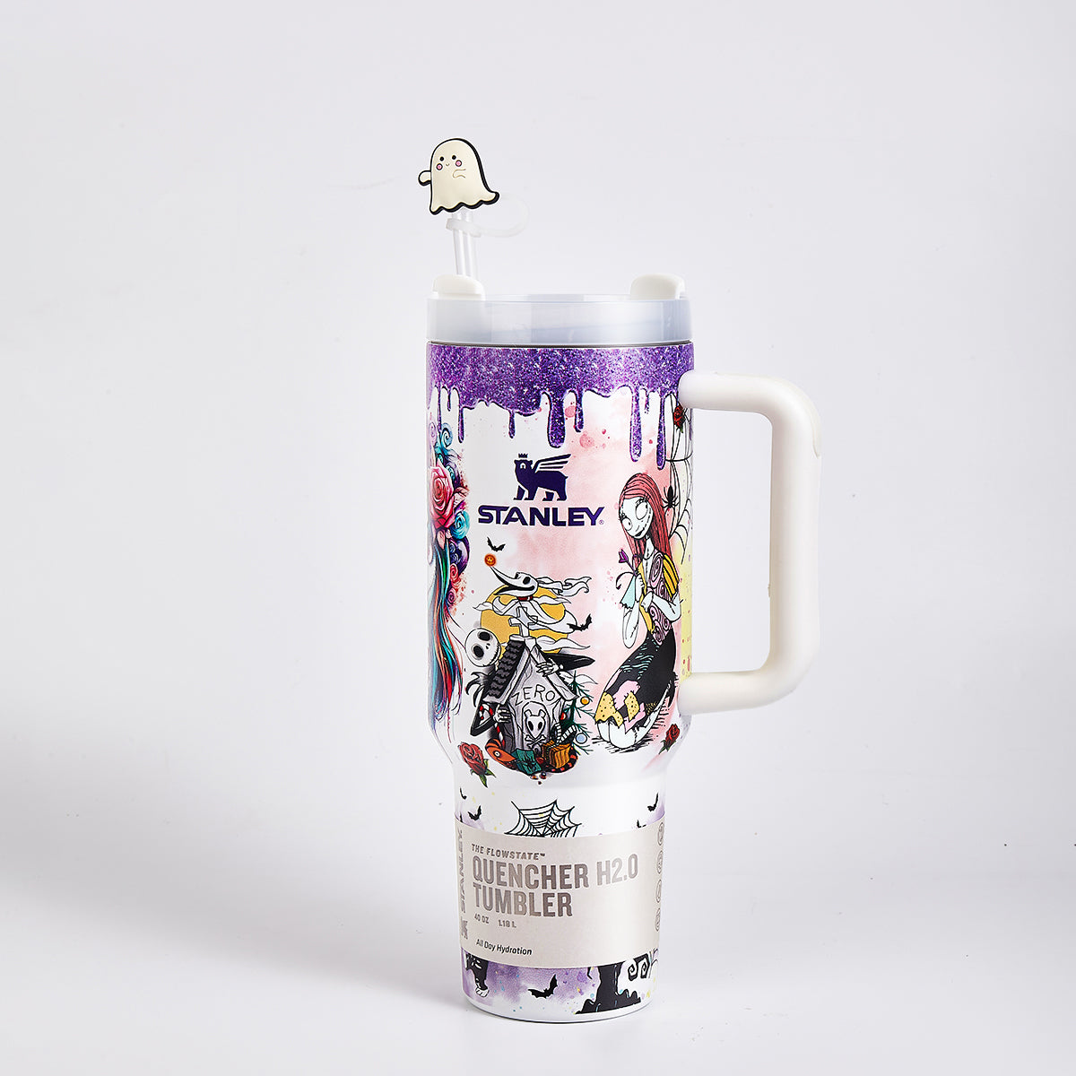 Limited Edition Stanley x Stitch Luminous Quencher H2.0 Tumbler 40oz – Glow-in-the-Dark