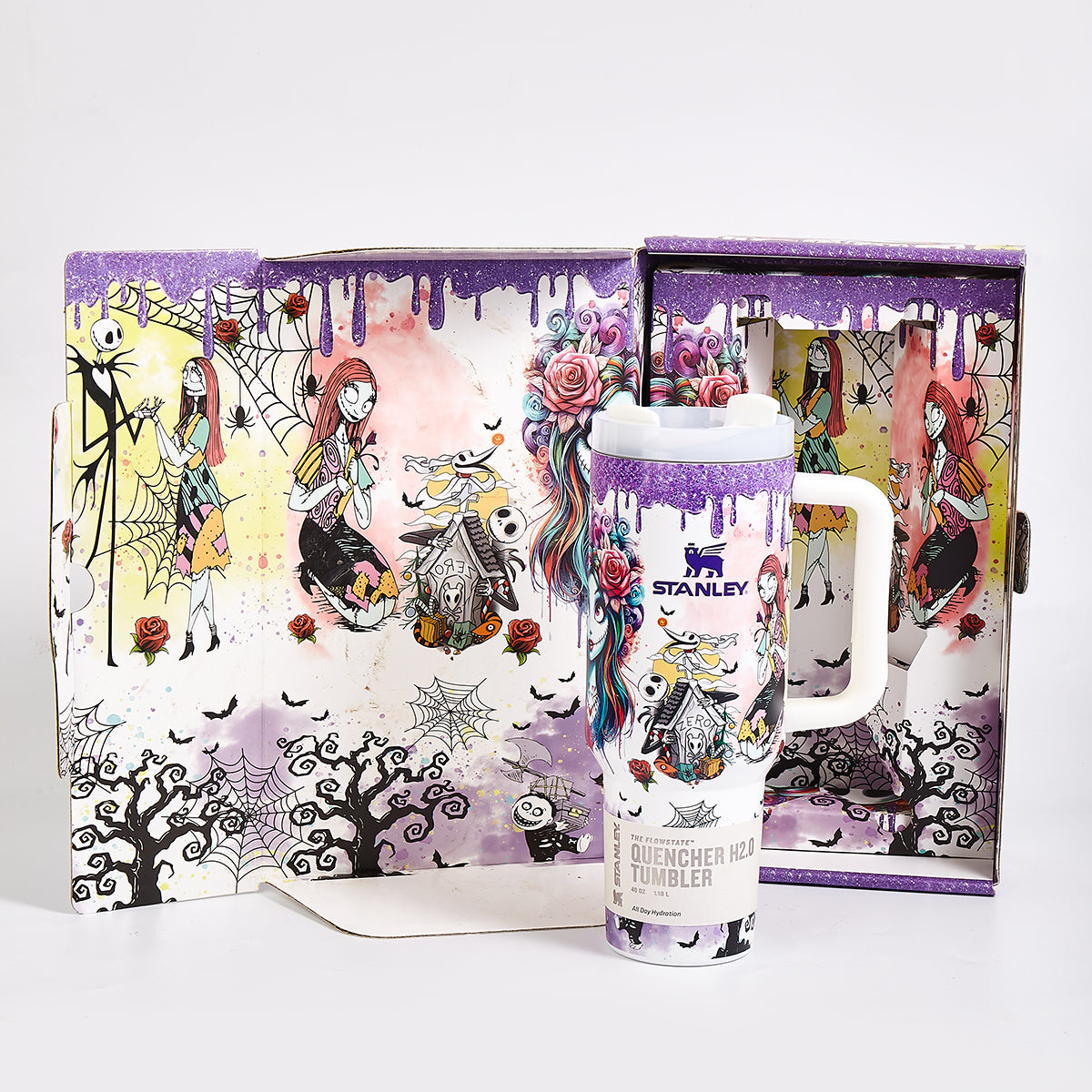 Limited Edition Stanley x Stitch Luminous Quencher H2.0 Tumbler 40oz – Glow-in-the-Dark