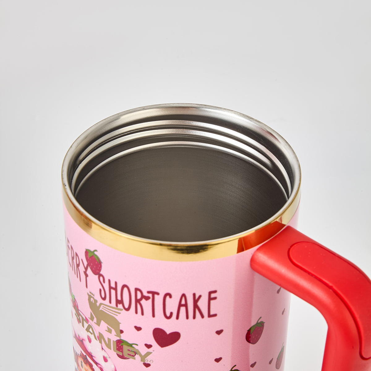 Stanley x Strawberry Shortcake Limited Edition 40oz Quencher H2.0 Tumbler with Strawberry Straw Topper & Gift Box