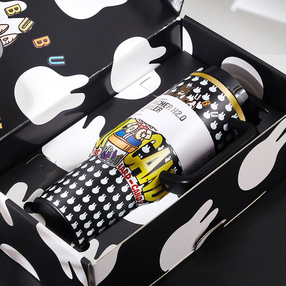 Stanley x Labubu Limited Edition Tumbler Black Quencher