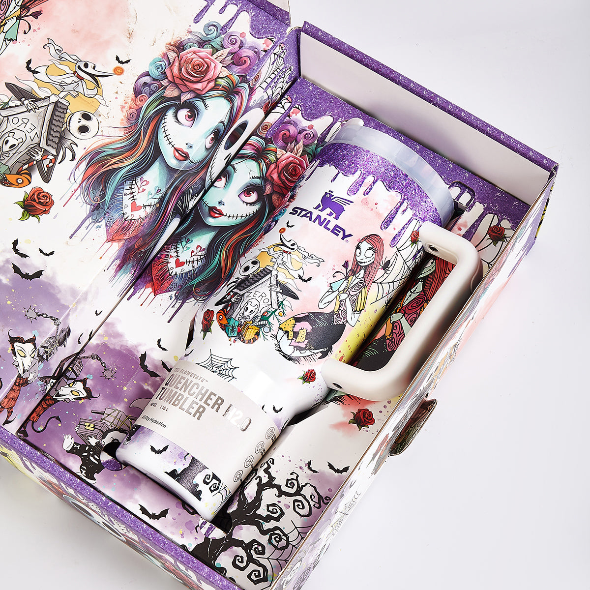 Stanley x Stitch Limited Edition Luminous Tumbler Purple Quencher