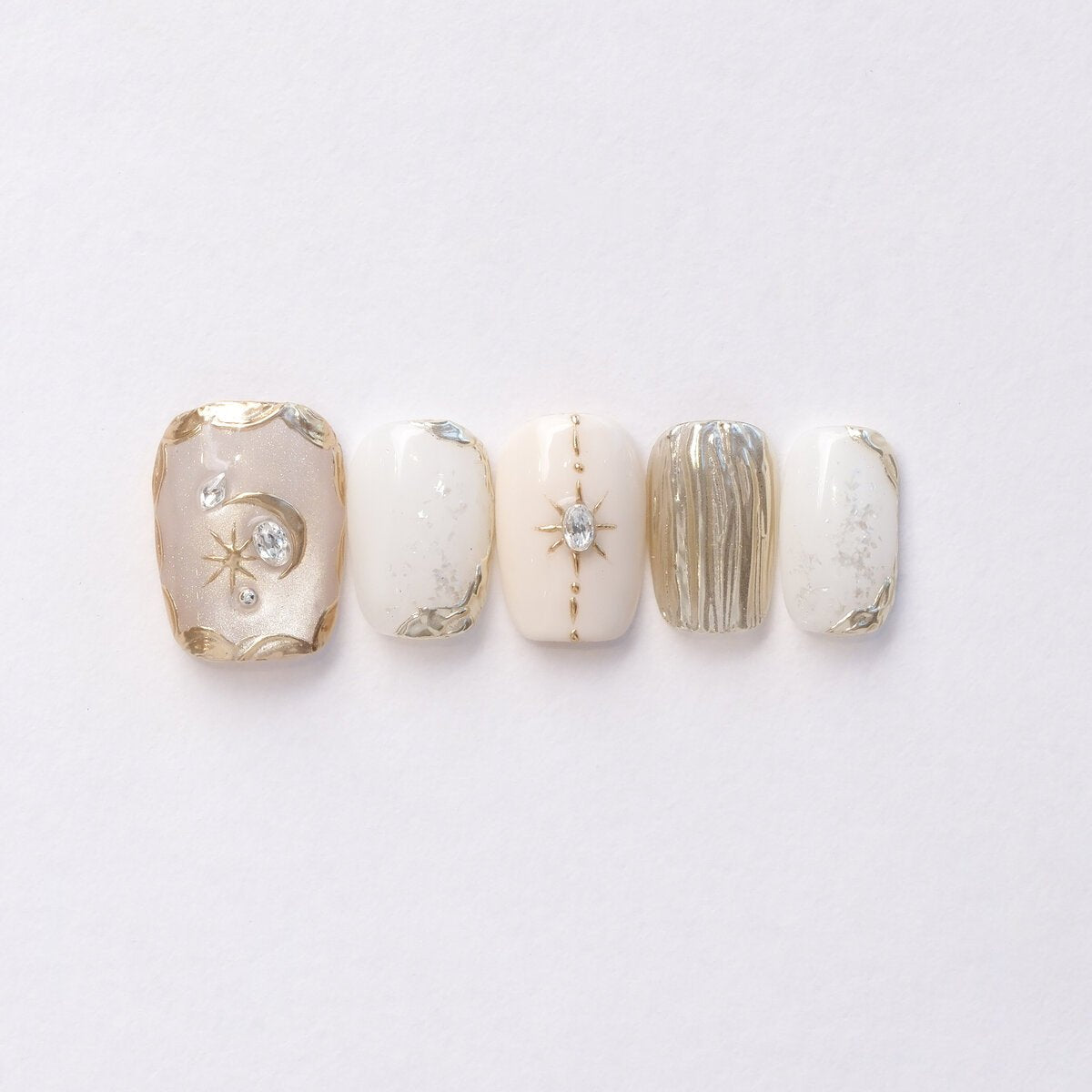 Star & Moon Press-On Nails