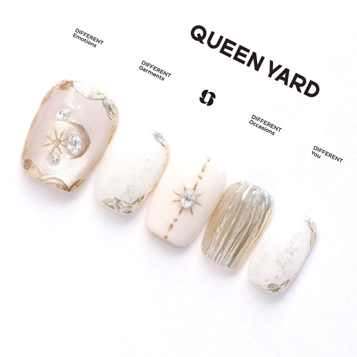 Star & Moon Press-On Nails