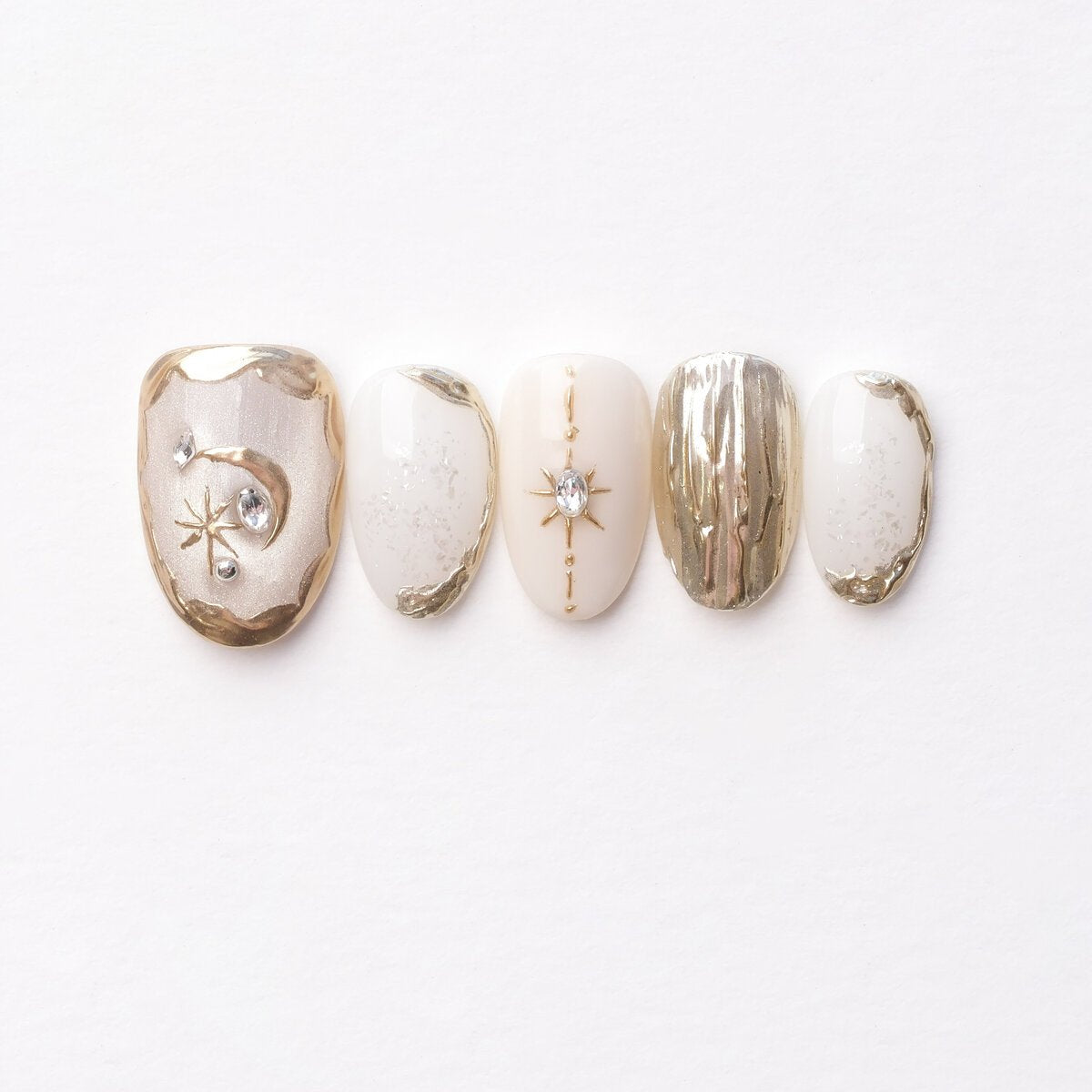 Star & Moon Press-On Nails