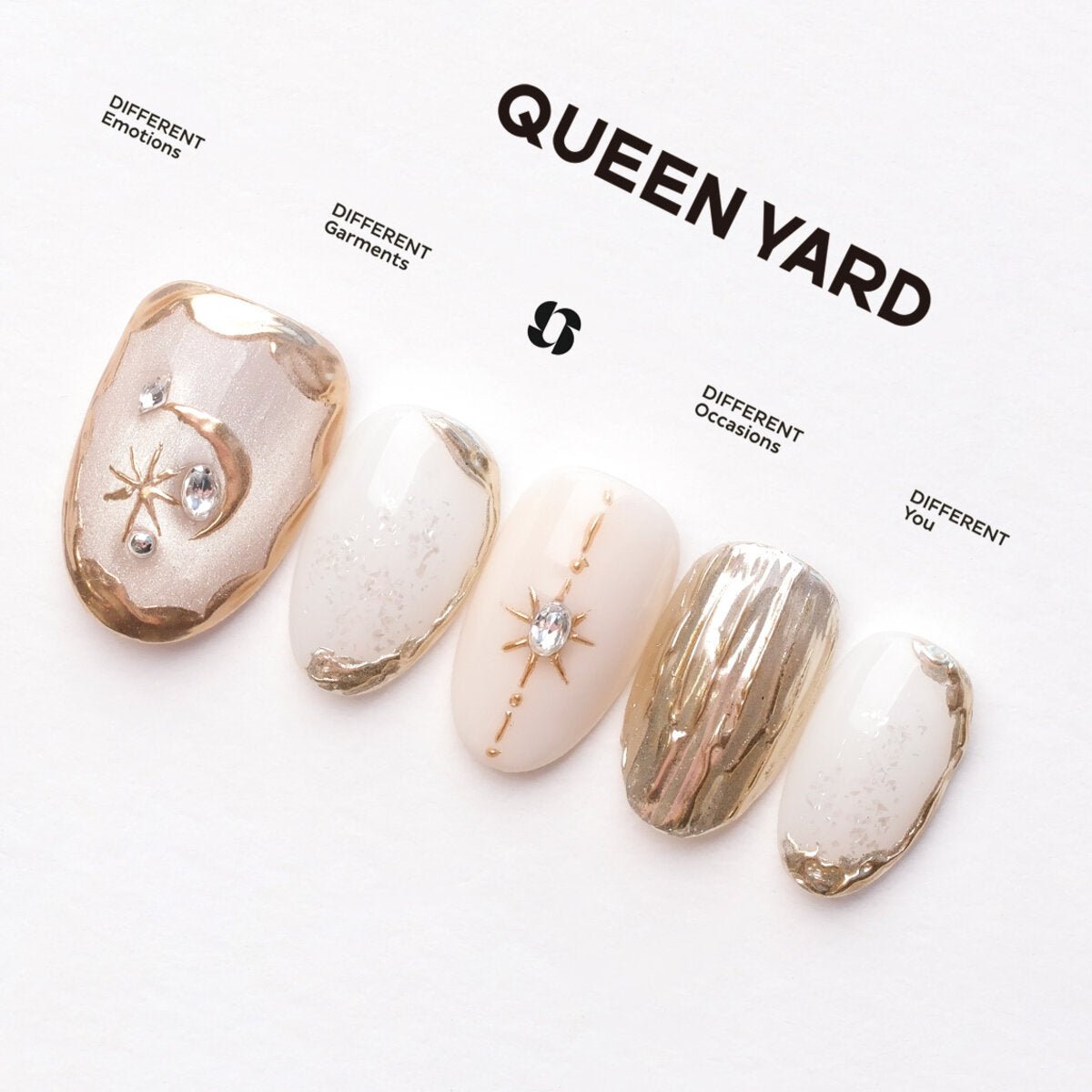 Star & Moon Press-On Nails