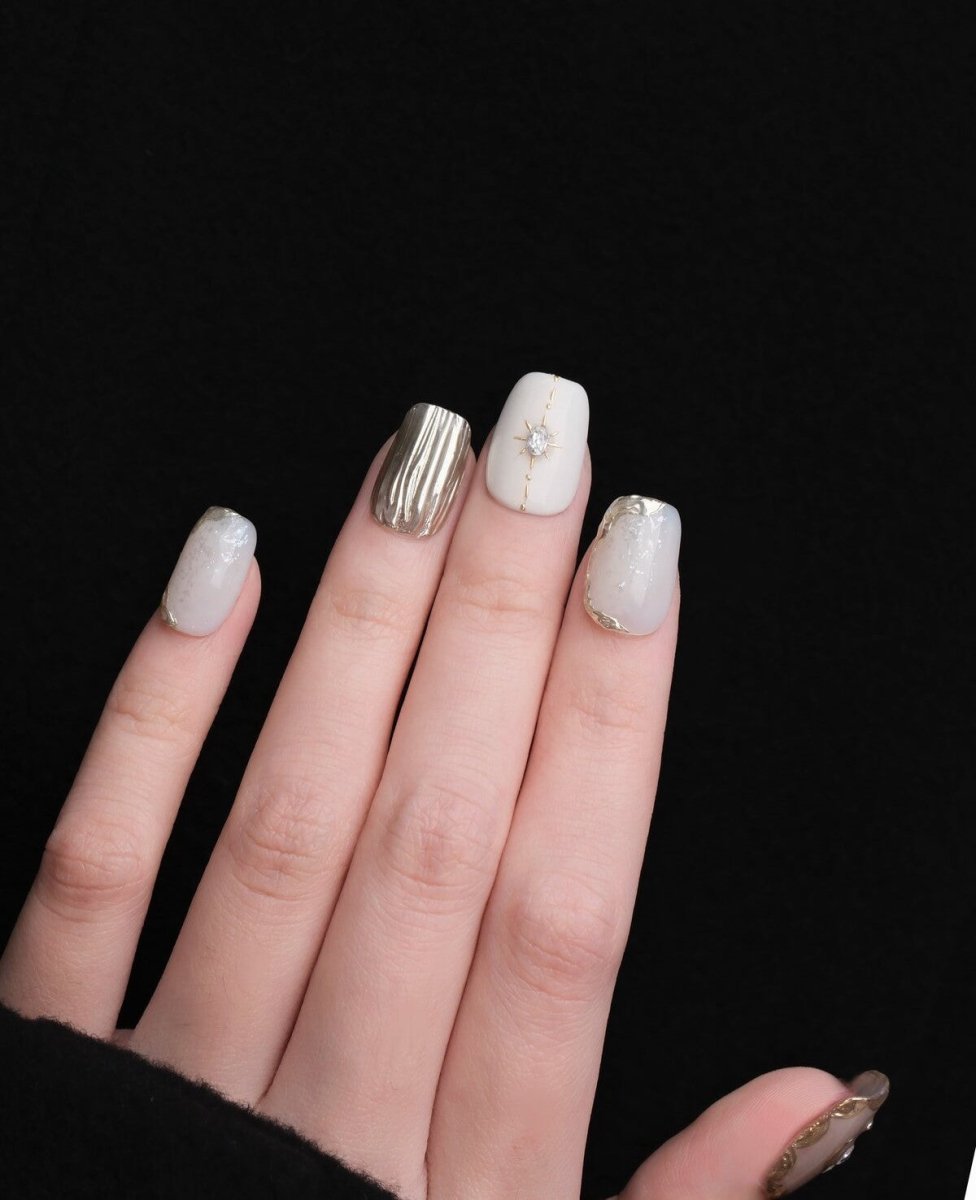 Star & Moon Press-On Nails
