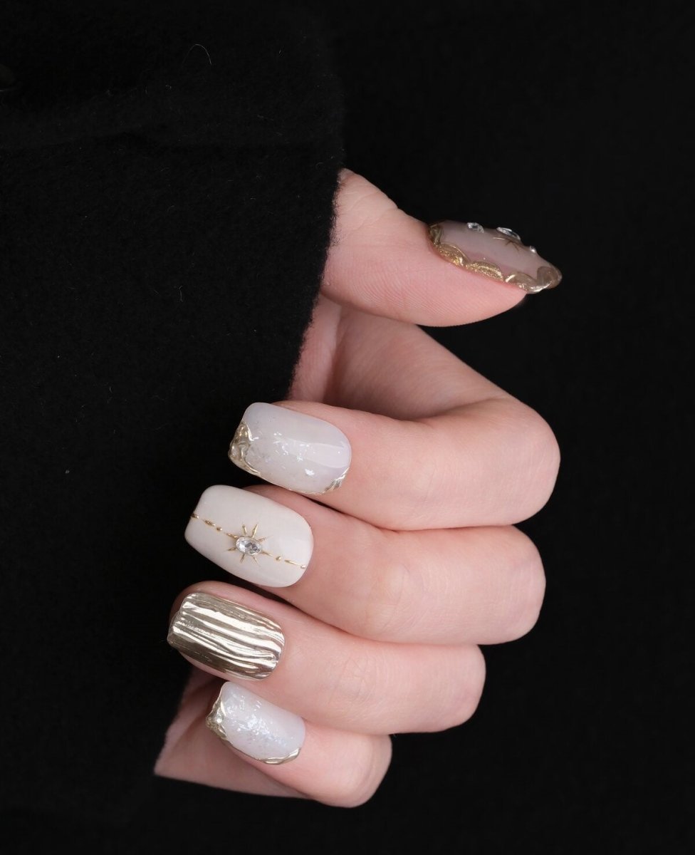 Star & Moon Press-On Nails