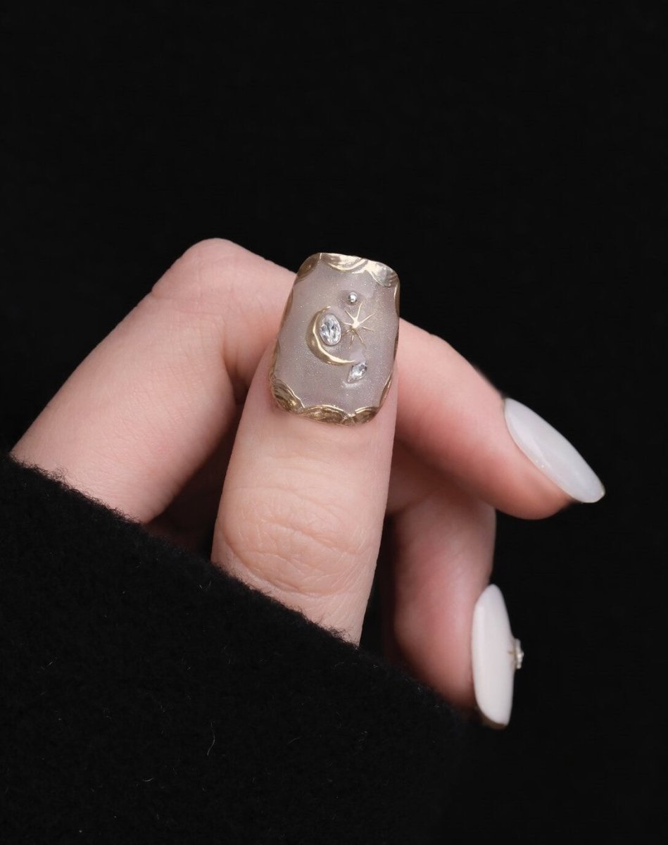 Star & Moon Press-On Nails