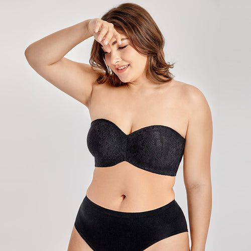 Strapless Minimizer Underwire Bra for Large Bust