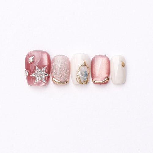 Strawberry Sweetheart Press-On Nails