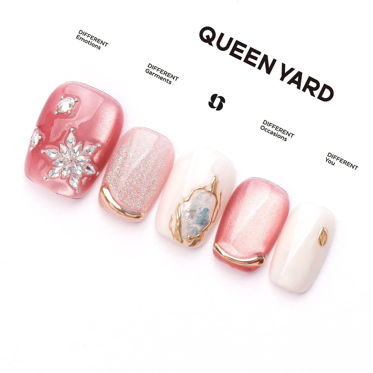 Strawberry Sweetheart Press-On Nails