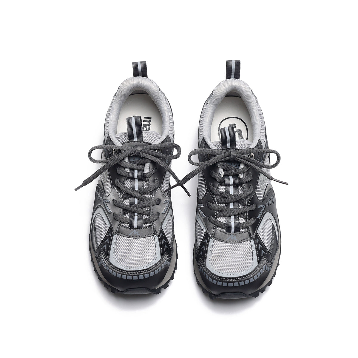 stylish breathable flat running shoes all charcoal 5