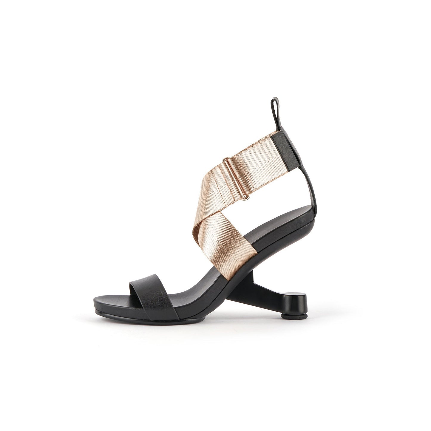 stylish intertwined ankle strap sandals all apricot 1