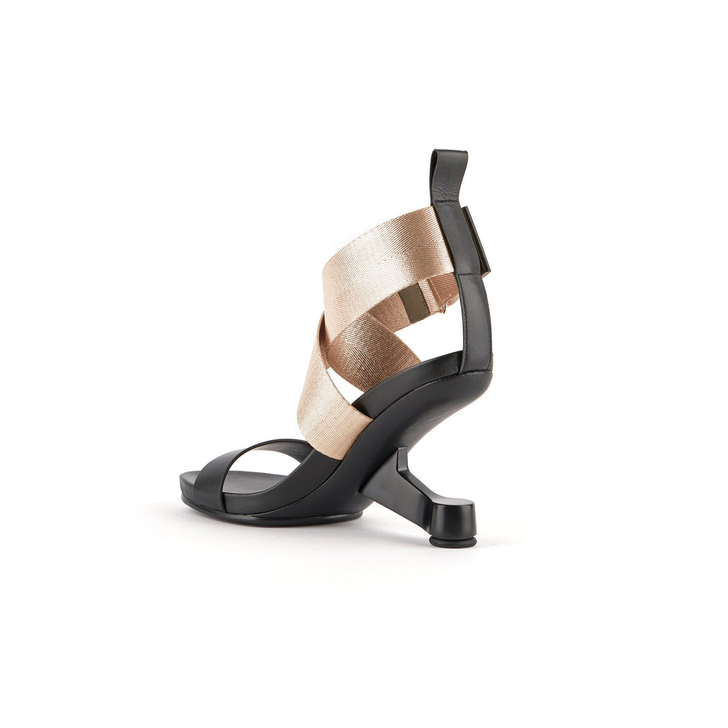 stylish intertwined ankle strap sandals all apricot 4
