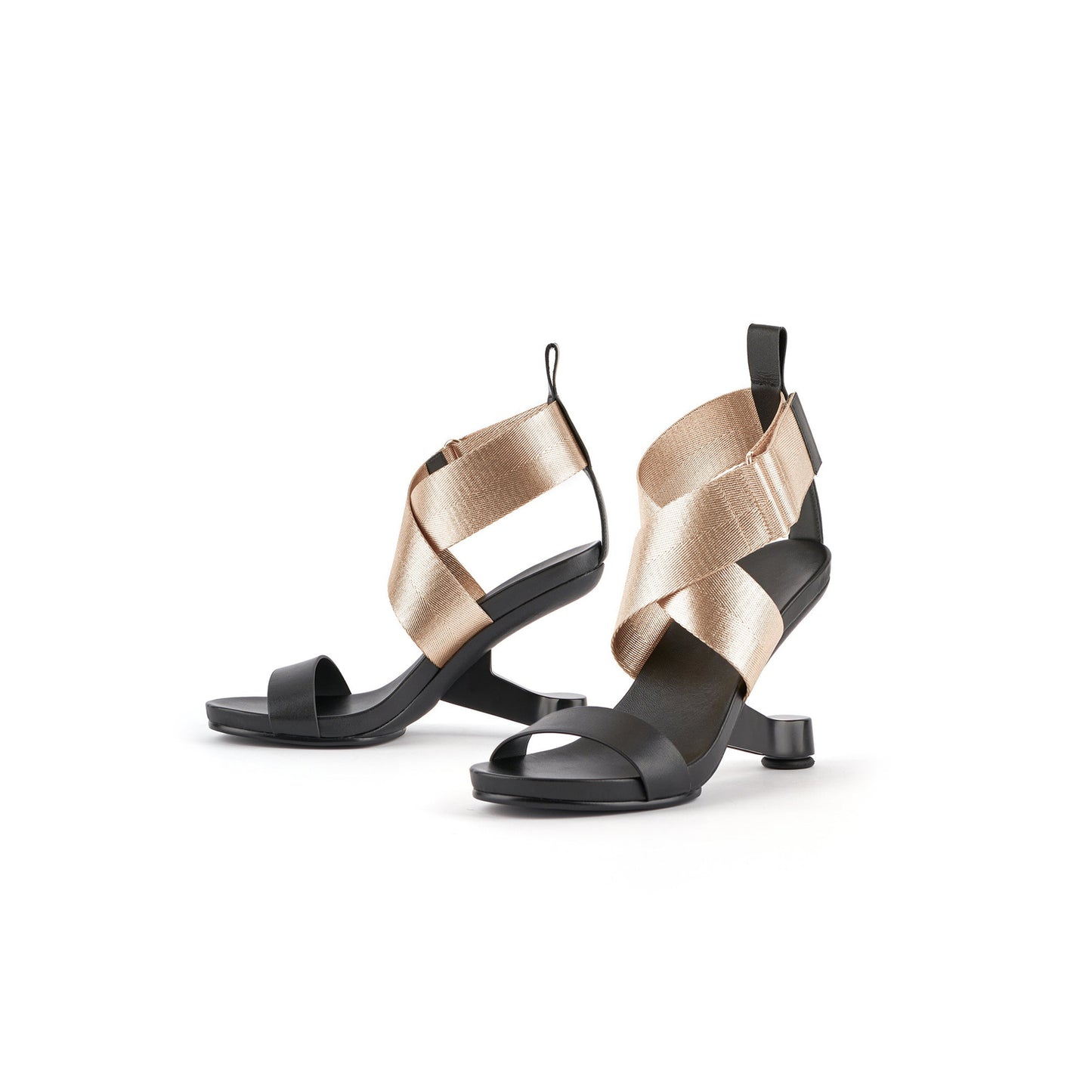 stylish intertwined ankle strap sandals all apricot 6