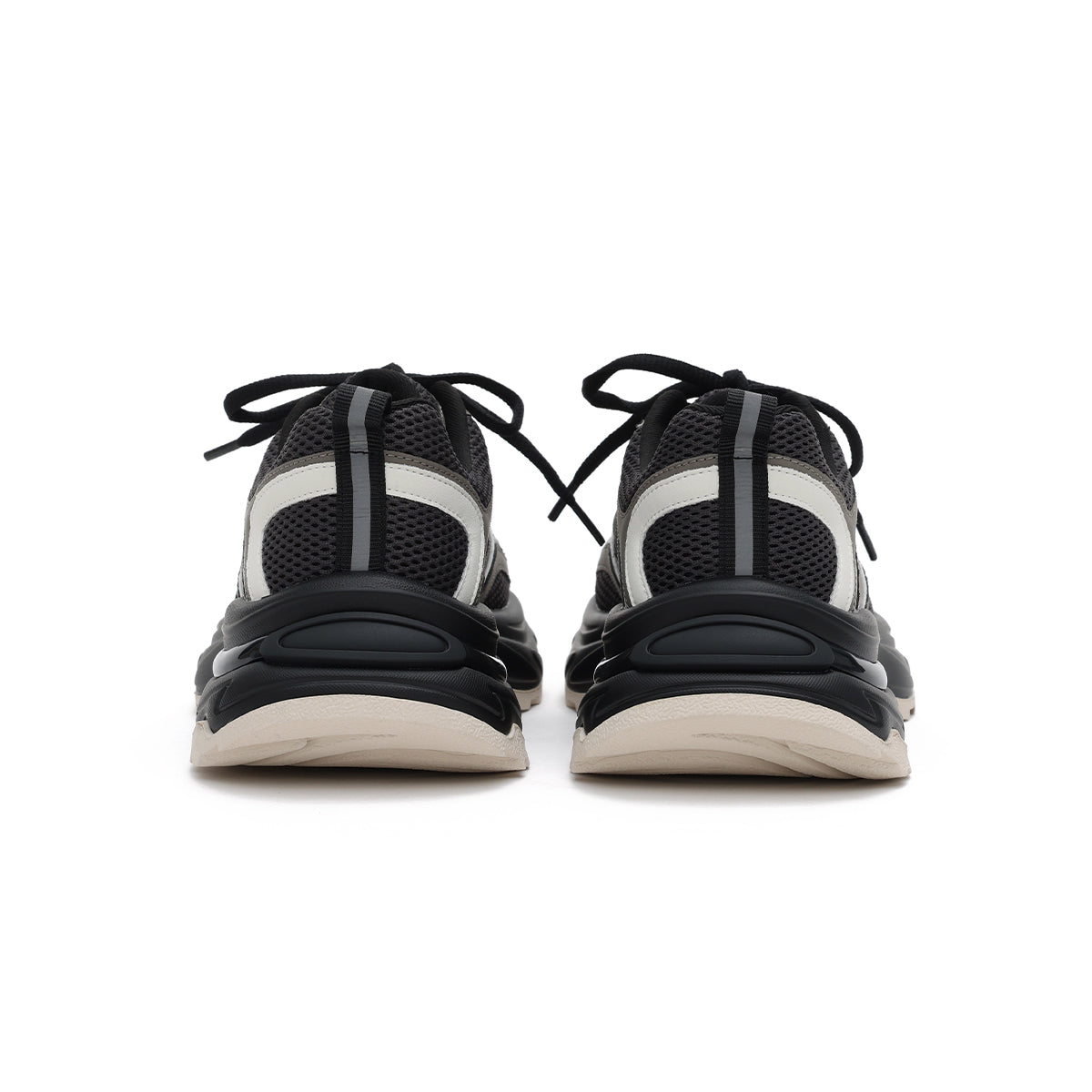 stylish lightweight running shoes all grey 3