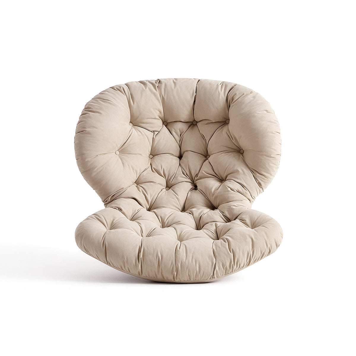 suede leather reclining lazy rocking chair beige 12