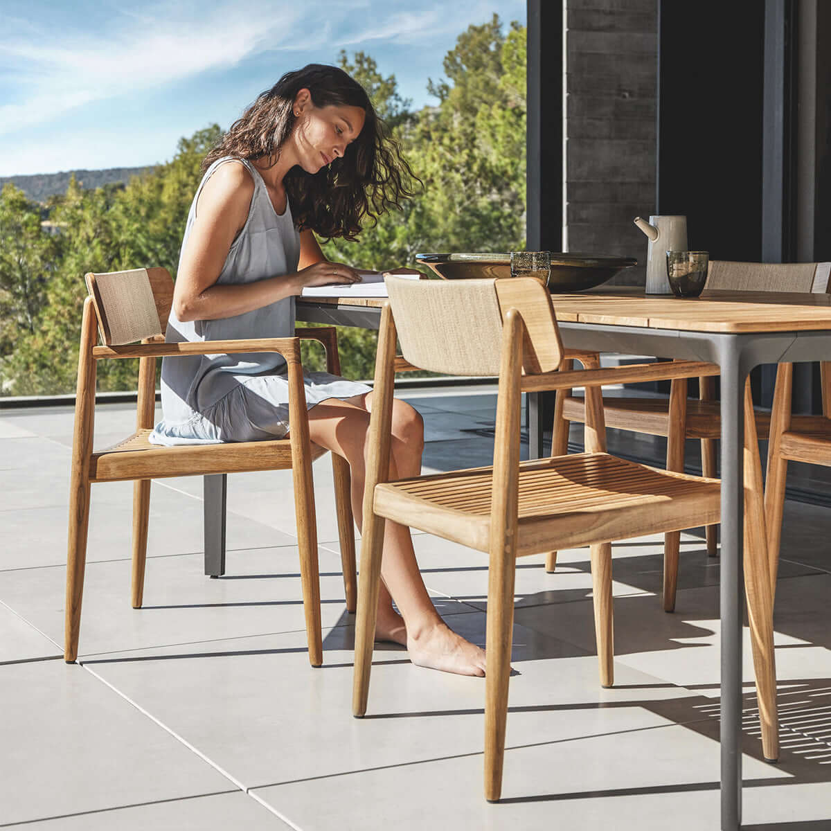 sukai accent dining chair natural 2