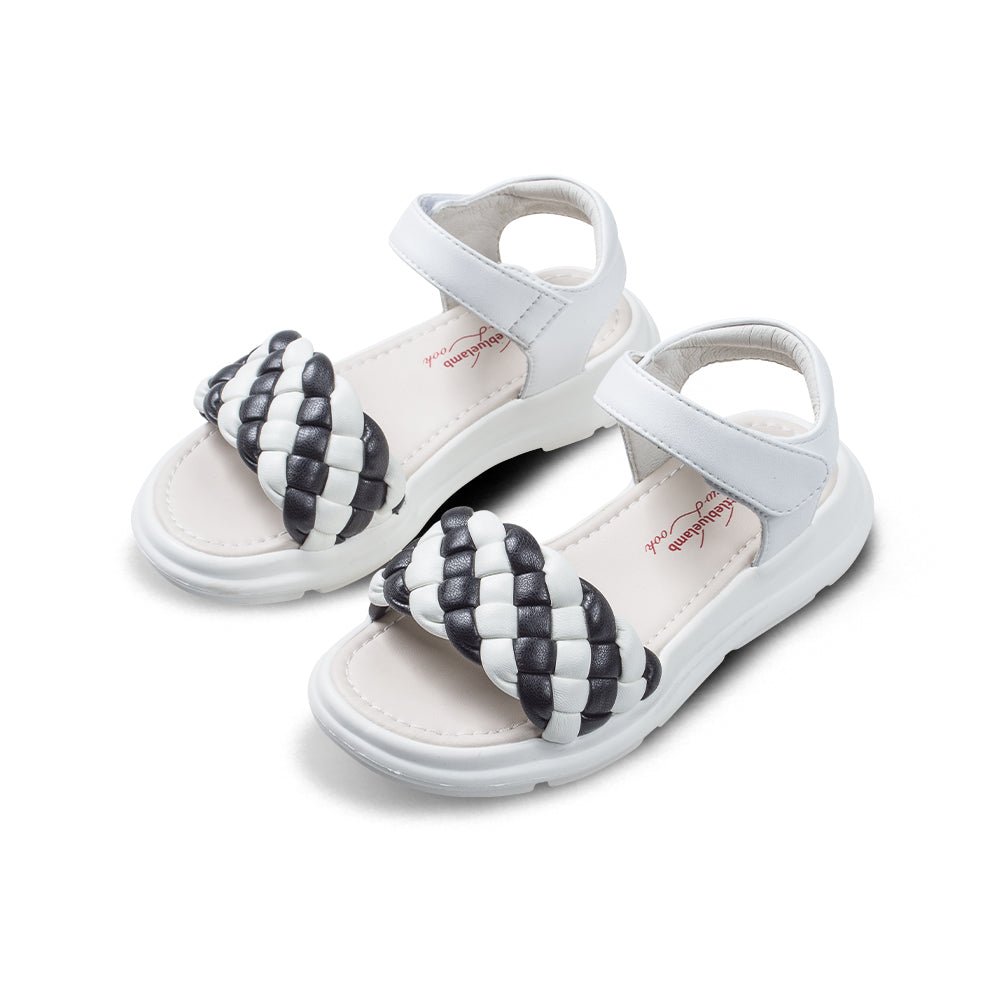 Summer Girls Extra Lightweight Braided Sandals - 0cm