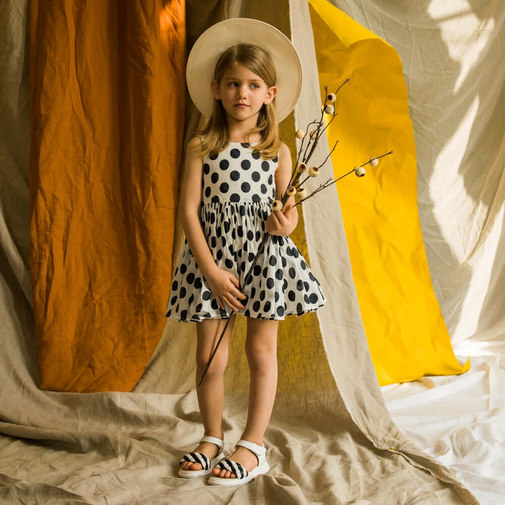 Summer Girls Extra Lightweight Braided Sandals - 0cm