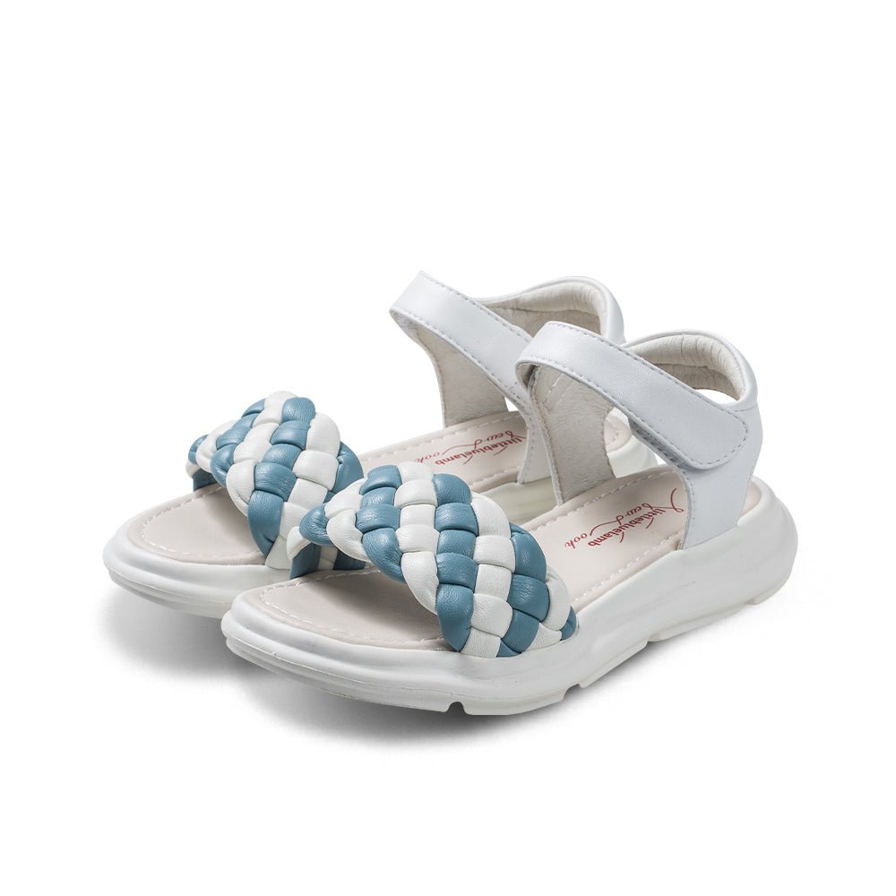 Summer Girls Extra Lightweight Braided Sandals - 0cm