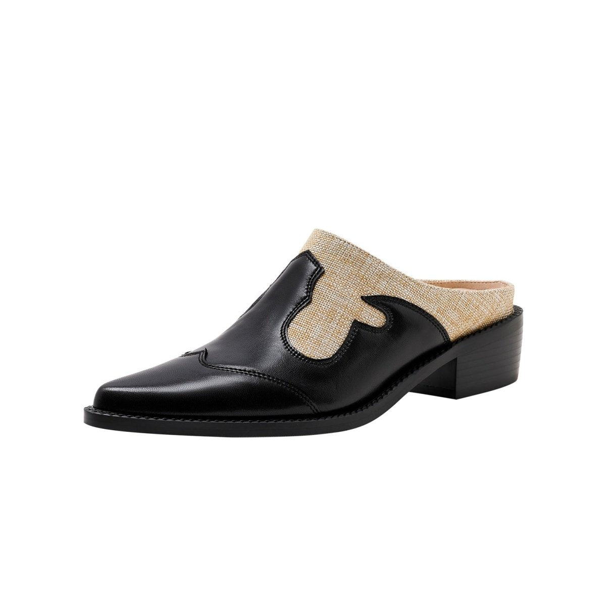 summer - two - tone - chunky - country - mules_all_black_2.jpg